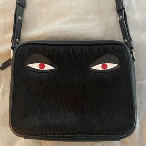 Min and Mon Verto Monster Eyes crossbody bag. A great classic with a fun twist!